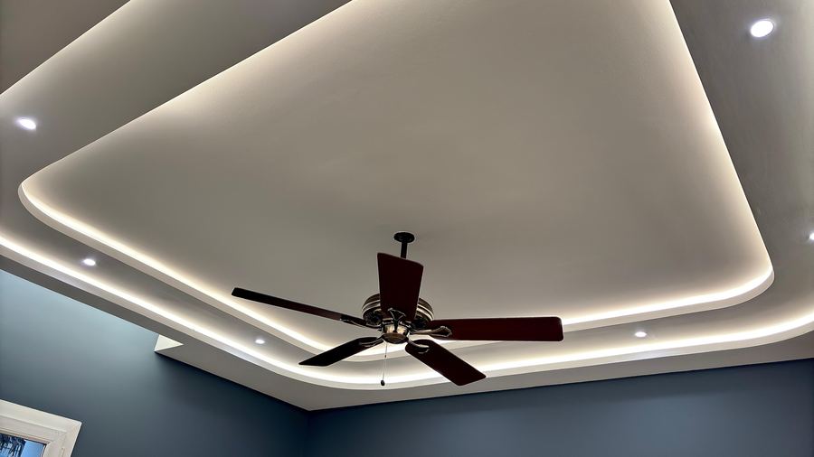 Layered Ceiling & Pendant — Casa Novo Interiors