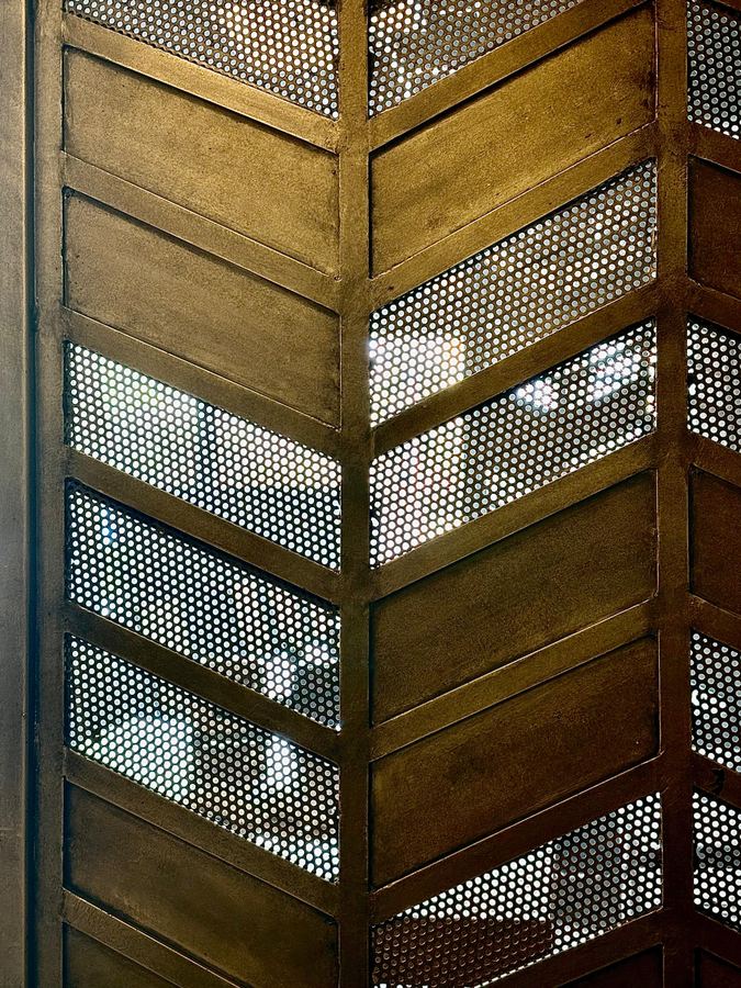 Perforated Brass Screen — Casa Novo Interiors