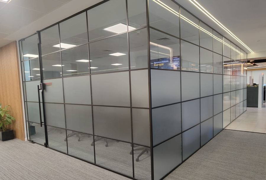 Glazed Partition System — Casa Novo Interiors